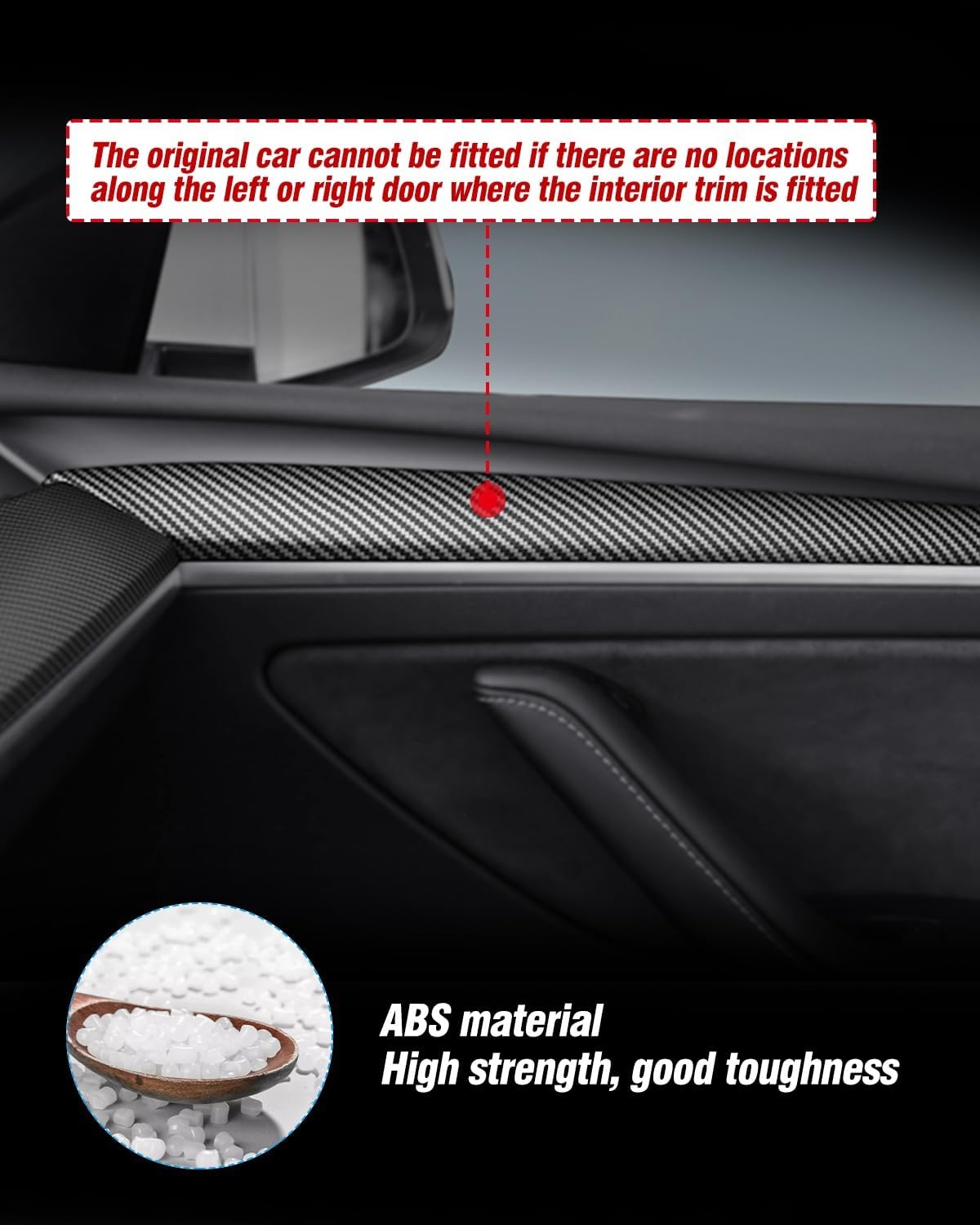 Interieur-Set für Tesla Model 3 & Y - Carbonfaser-Optik - bis zu 34% Rabatt