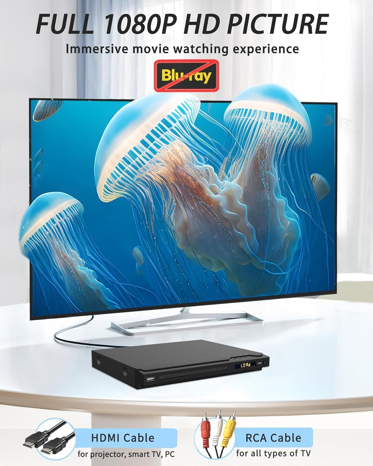 DVD- & CD-Player Full HD mit Karaoke - Regionfrei - bis zu 33% günstiger