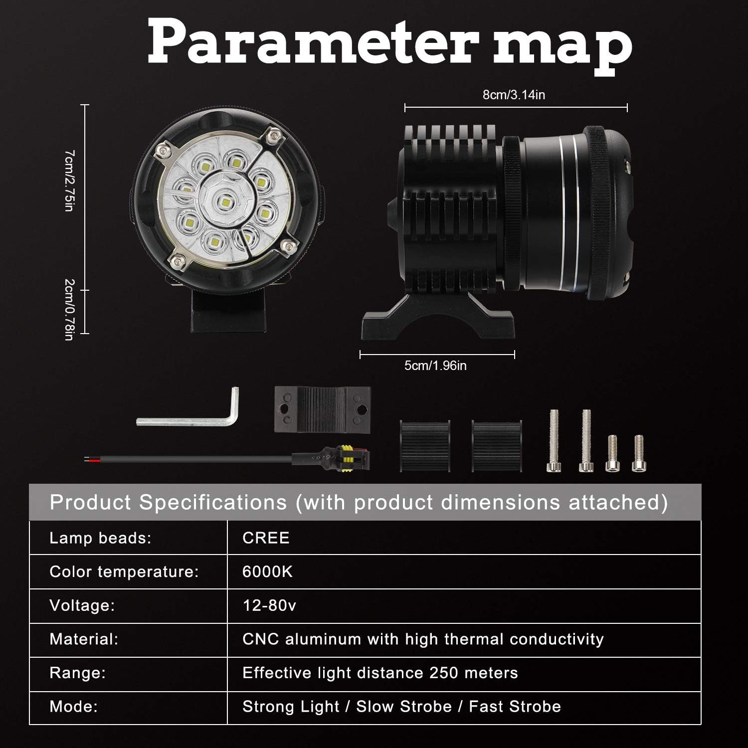 LED-Motorrad-Zusatzscheinwerfer 90W - 2er-Set - bis zu 34% Rabatt