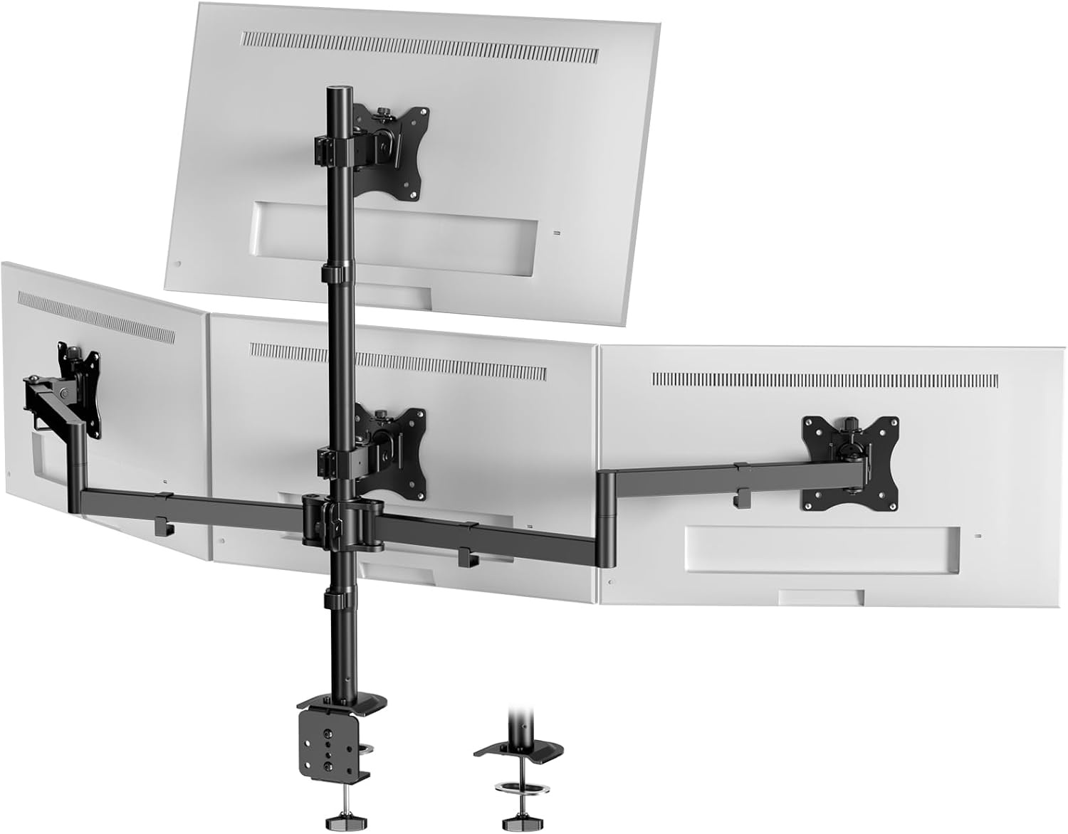 Monitorhalterung für 4 Bildschirme bis 32 Zoll - ergonomisch - bis zu 34% sparen