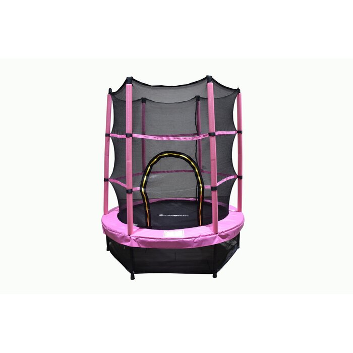 Viking Choice Kindertrampolin 140 cm in Pink - Sicherer Springspaß - bis zu 24% Rabatt