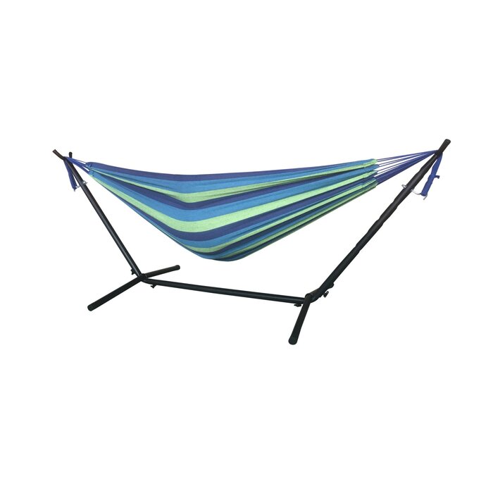 Viking Choice Hängematte 200x150 cm Grün für 2 Personen - Jetzt bis zu 86% sparen