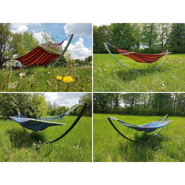 Viking Choice Hängemattengestell Stahl 300x130cm bis 220kg - Weiß - bis zu 10% Rabatt
