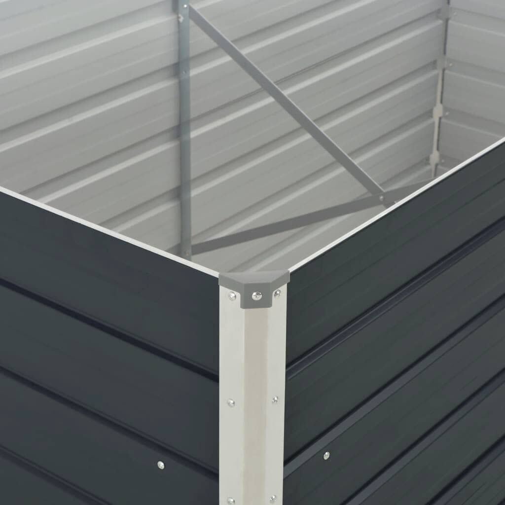 Vidaxl Robustes Hochbeet 160x80x45 cm aus Stahl - Anthrazit - bis zu 45% sparen
