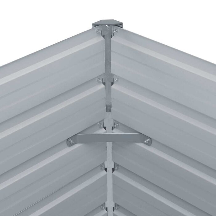 Vidaxl Robustes Hochbeet 160x80x45 cm aus Stahl - Anthrazit - bis zu 45% sparen