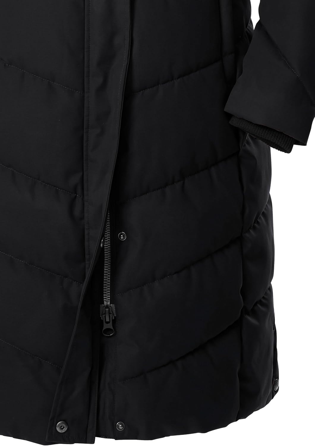 Gesteppte Damen Winterjacke Schwarz - Wasserabweisend - bis zu 35% reduziert