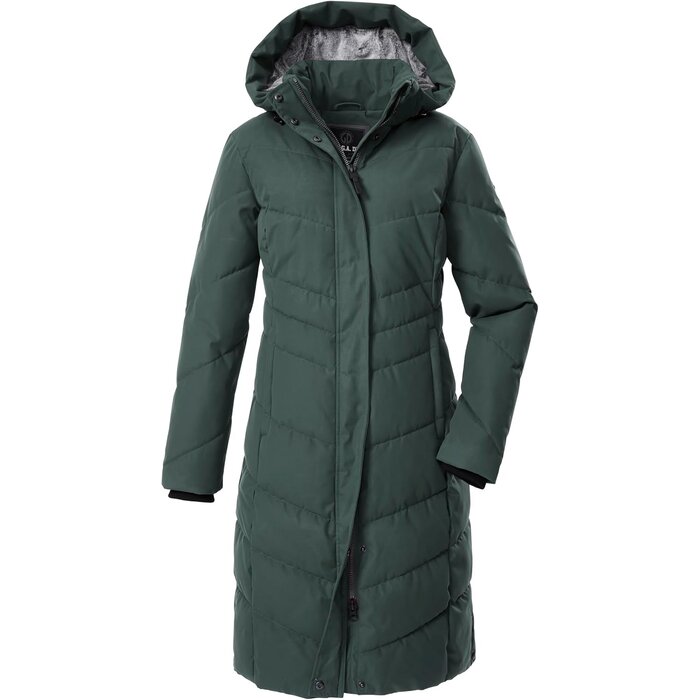 Gesteppte Damen Winterjacke Schwarz - Wasserabweisend - bis zu 35% reduziert