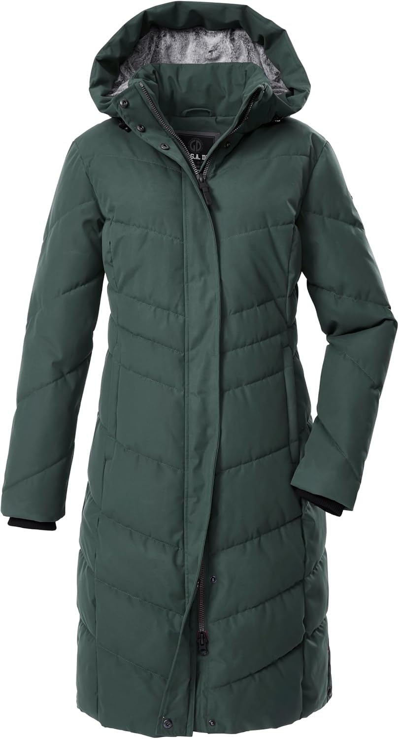 Gesteppte Damen Winterjacke Schwarz - Wasserabweisend - bis zu 35% reduziert