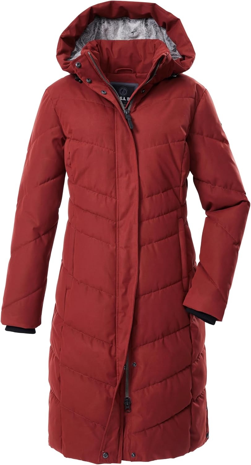 Gesteppte Damen Winterjacke Schwarz - Wasserabweisend - bis zu 35% reduziert