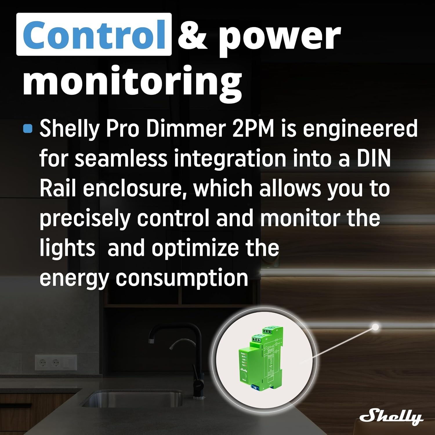 Smart 2-Kanal Dimmer für DIN-Schiene - Energie sparen bis zu 29% Rabatt