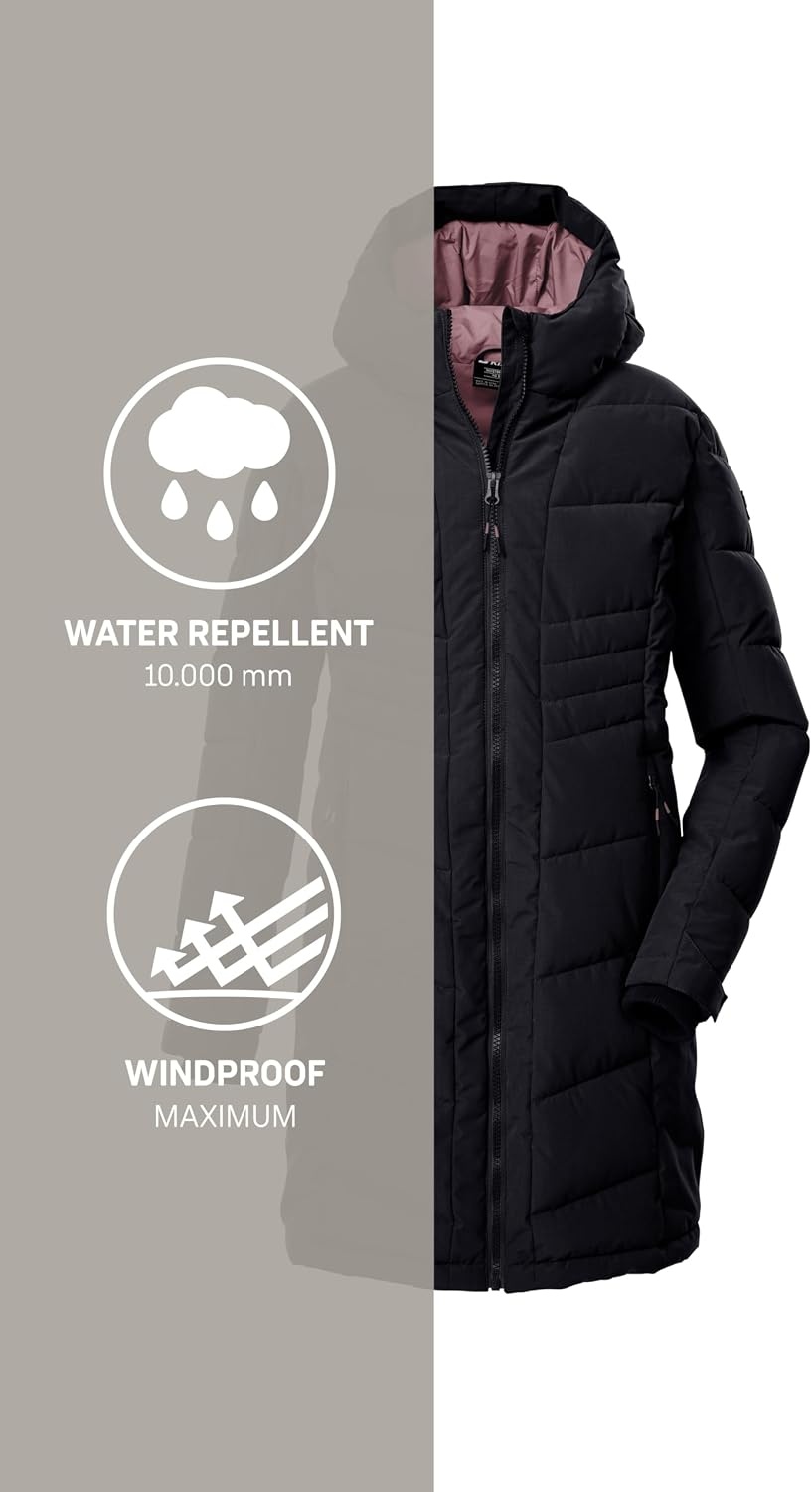 Gesteppte Mädchen Winterjacke | Winddicht & 10.000mm Wassersäule | bis zu 34% Rabatt