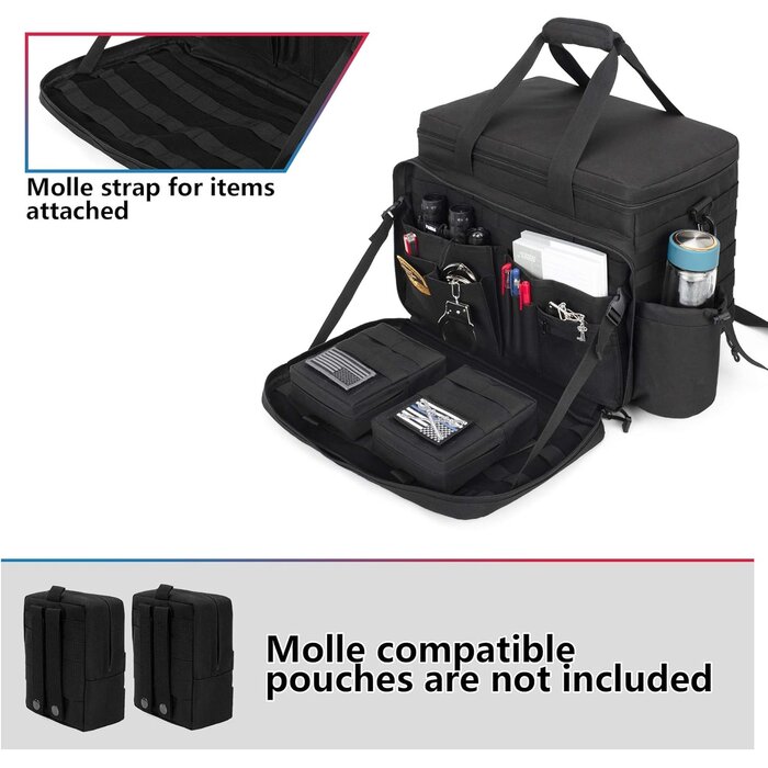 Taktische Laptop-Tasche 15,6 Zoll & Auto-Organizer - bis zu 34% sparen