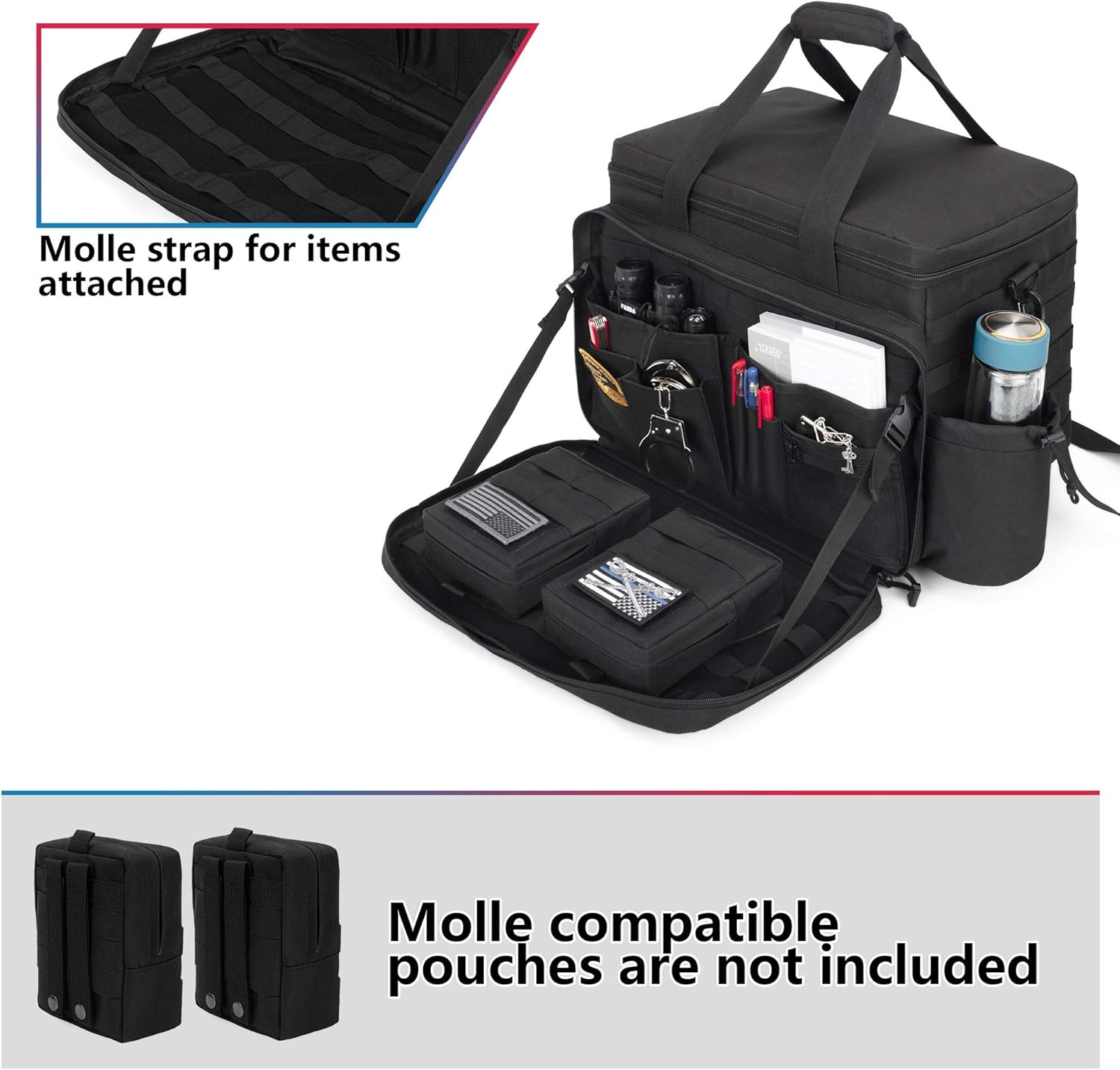 Taktische Laptop-Tasche 15,6 Zoll & Auto-Organizer - bis zu 34% sparen