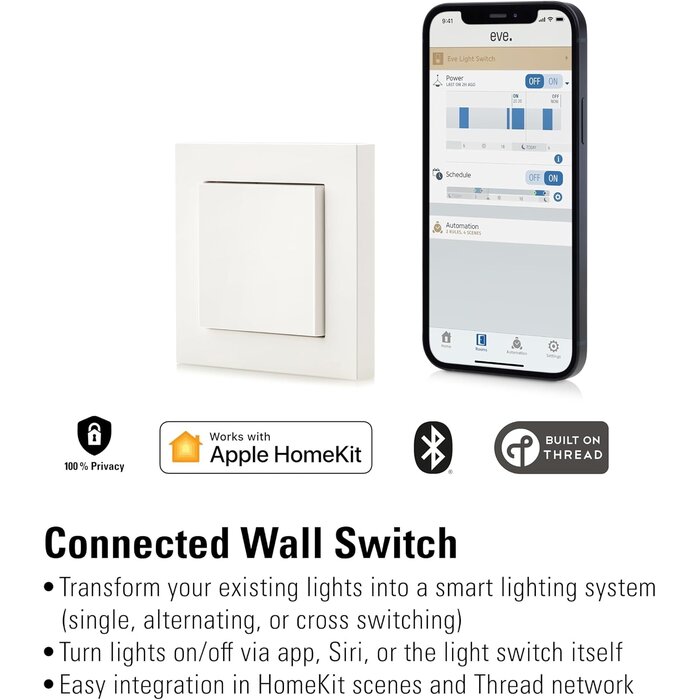 Smarter Lichtschalter für HomeKit - Wechselschaltung - bis zu 34% Rabatt