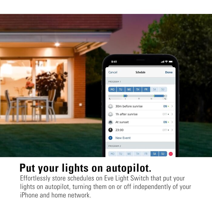 Smarter Lichtschalter für HomeKit - Wechselschaltung - bis zu 34% Rabatt