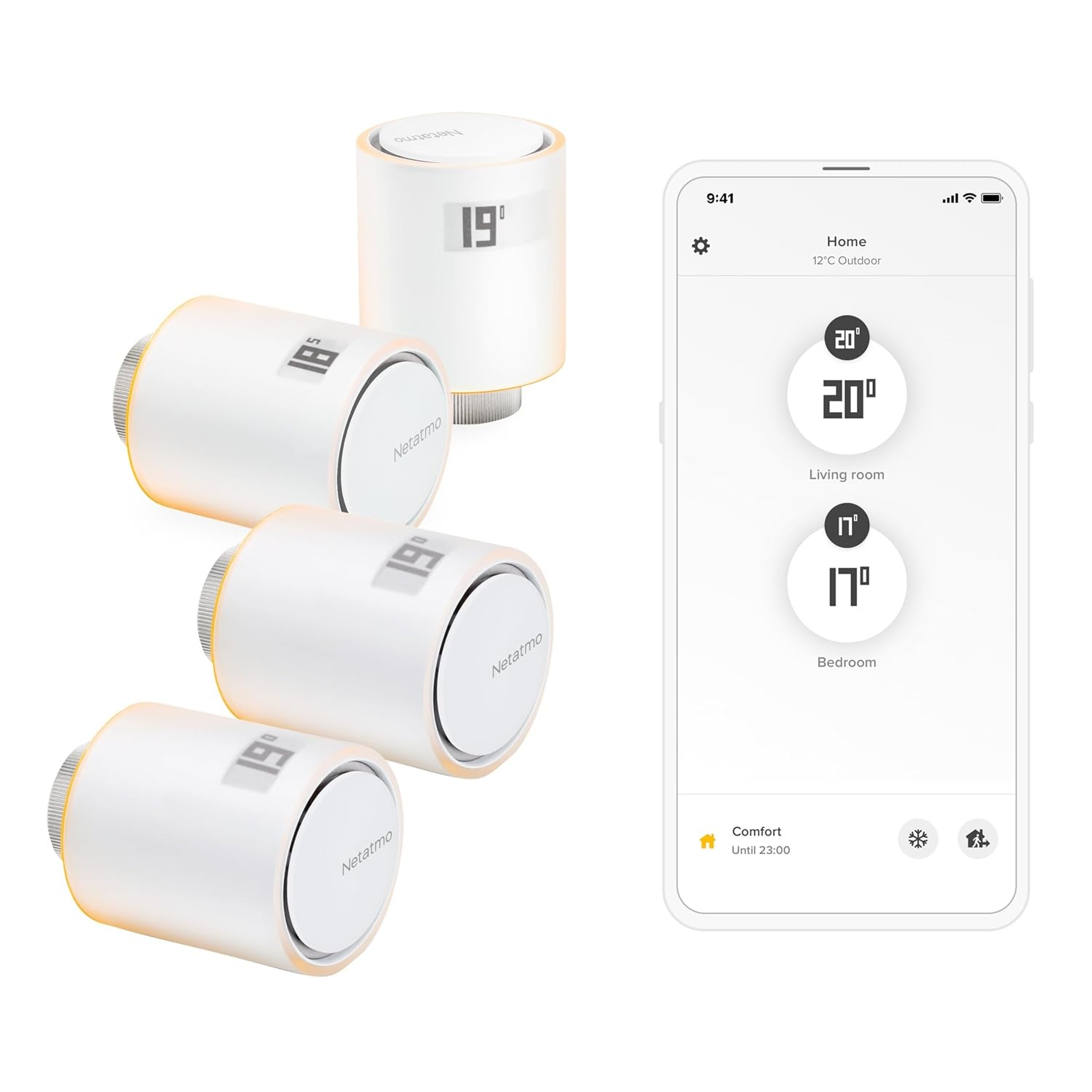 Smartes Thermostat-Set mit 3 Ventilen - bis zu 35% Rabatt