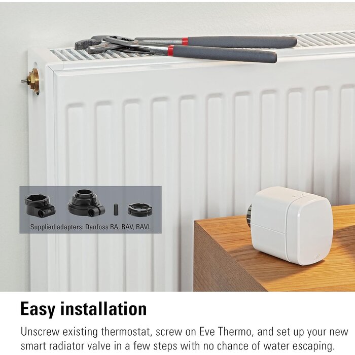 Smarter Heizkörperthermostat mit LED & Thread - bis zu 34% sparen