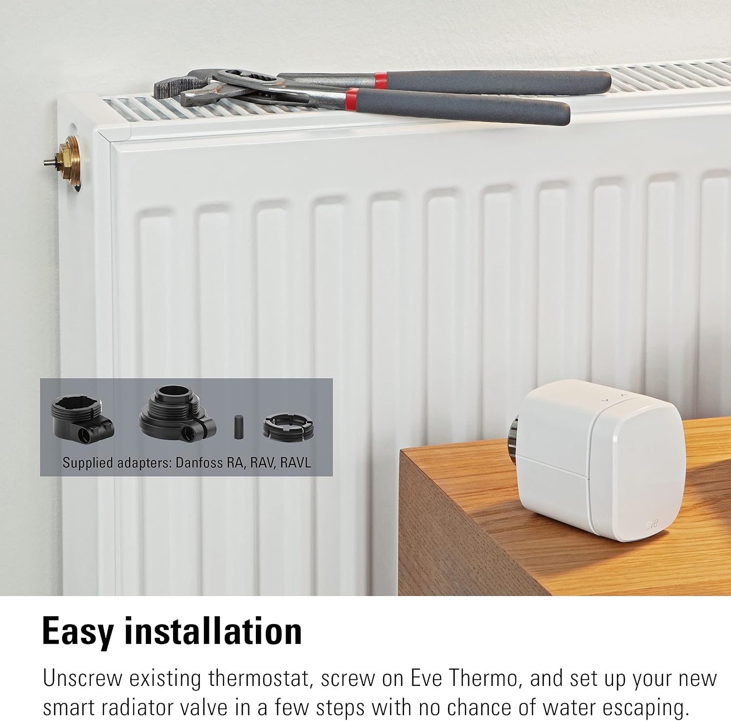 Smarter Heizkörperthermostat mit LED & Thread - bis zu 34% sparen