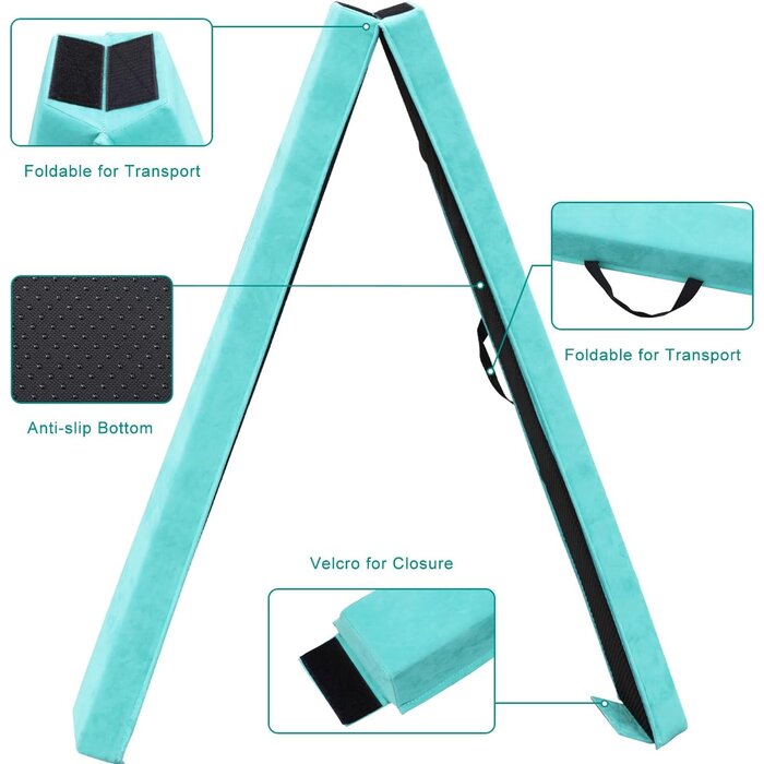 Klappbarer Gymnastik-Balken 270 cm - Grün - Bis zu 34% Rabatt