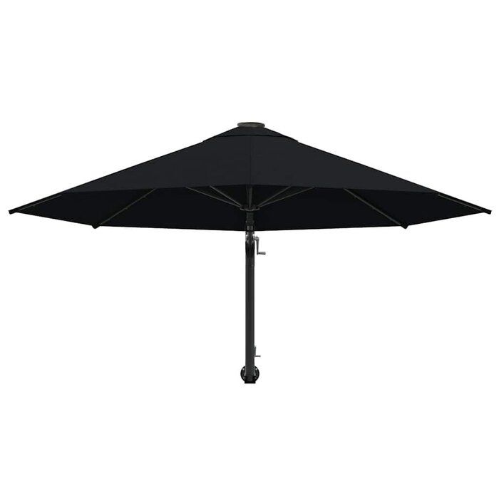 Vidaxl Wand-Sonnenschirm 300 cm Schwarz - Platzsparend & bis zu 34% günstiger