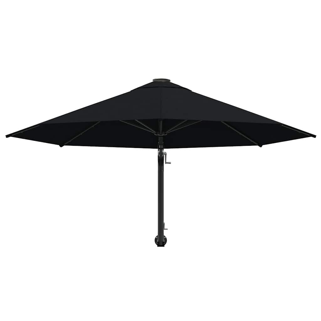 Vidaxl Wand-Sonnenschirm 300 cm Schwarz - Platzsparend & bis zu 34% günstiger