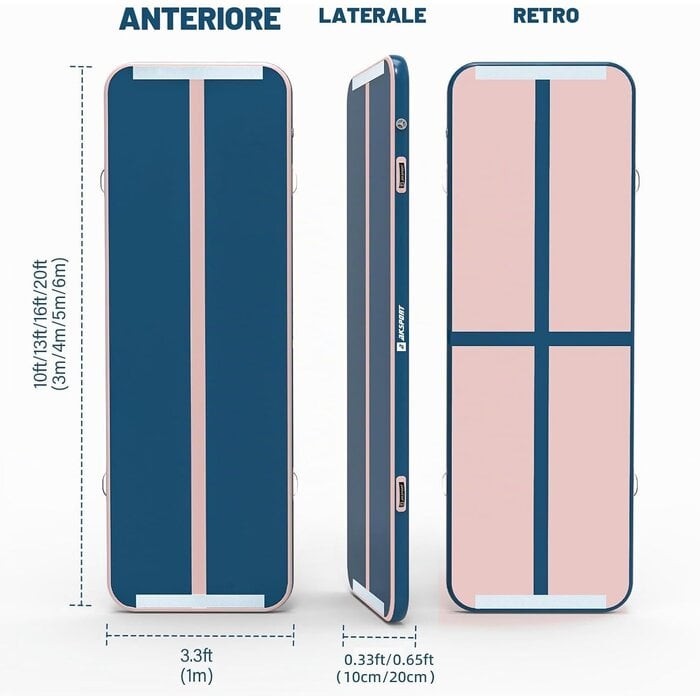 Aufblasbare AirTrack Turnmatte 4m - Bis zu 35% Rabatt im Outlet