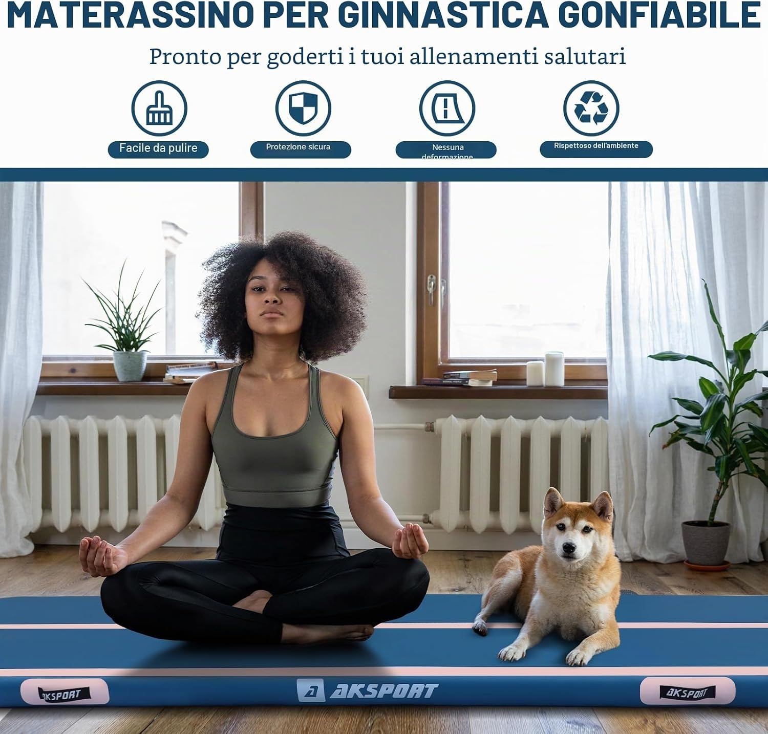 Aufblasbare AirTrack Turnmatte 4m - Bis zu 35% Rabatt im Outlet