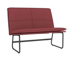Vidaxl Sitzbank in Weinrot 100x75x76 cm - jetzt bis zu 48% sparen