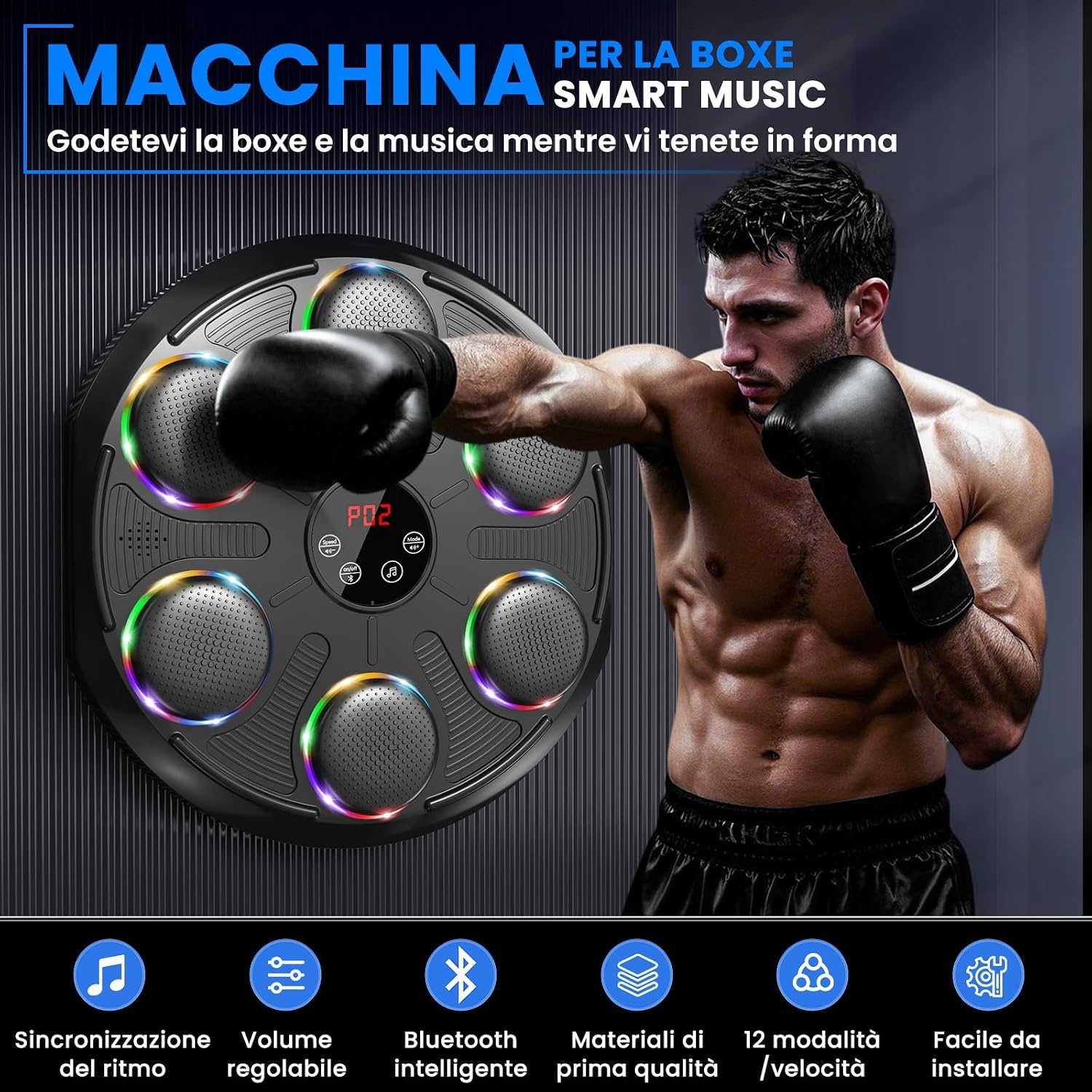 Musik-Boxmaschine Wandmodell mit LED & Bluetooth - bis zu 34% Rabatt