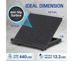 Profi Slant Board & Squat-Keil - Stahl, verstellbar - jetzt bis zu 50% sparen
