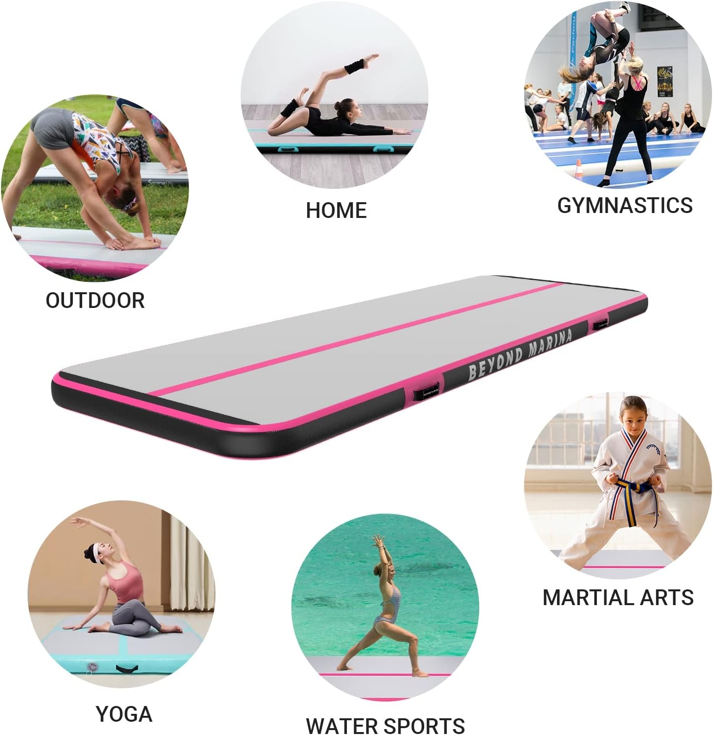 Aufblasbare Airtrack Gymnastikmatte - bis zu 35% Rabatt