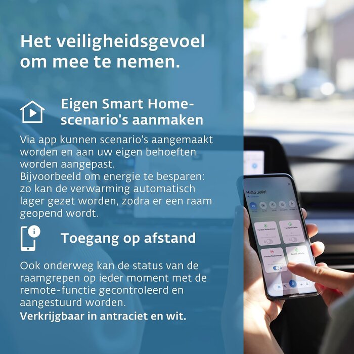 Smarter Fenstergriff Gen. 2 Matter-kompatibel - Signalweiß - bis zu 34% Rabatt
