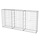 Gabionenkorb 200x30x100 cm verzinkter Stahl - bis zu 29% Rabatt