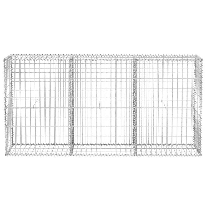 Vidaxl Gabionenkorb 200x30x100 cm verzinkter Stahl - bis zu 29% Rabatt