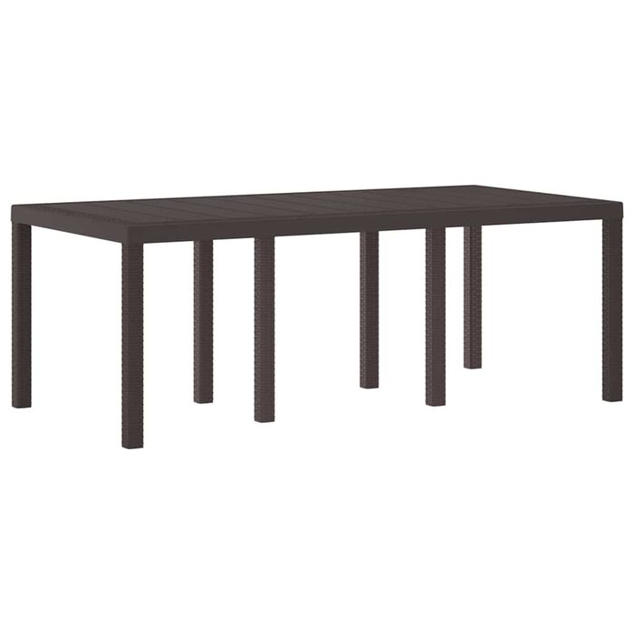 Vidaxl Großer Gartentisch aus Poly-Rattan 200x100cm - bis zu 52% reduziert