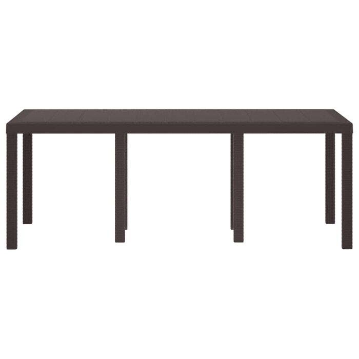 Vidaxl Großer Gartentisch aus Poly-Rattan 200x100cm - bis zu 52% reduziert