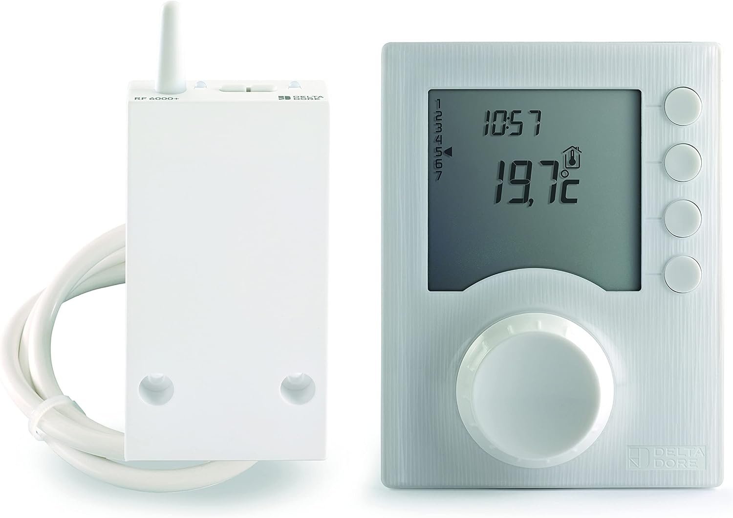 Programmierbares Heizungs-Thermostat - Weiß - Bis zu 34% Rabatt