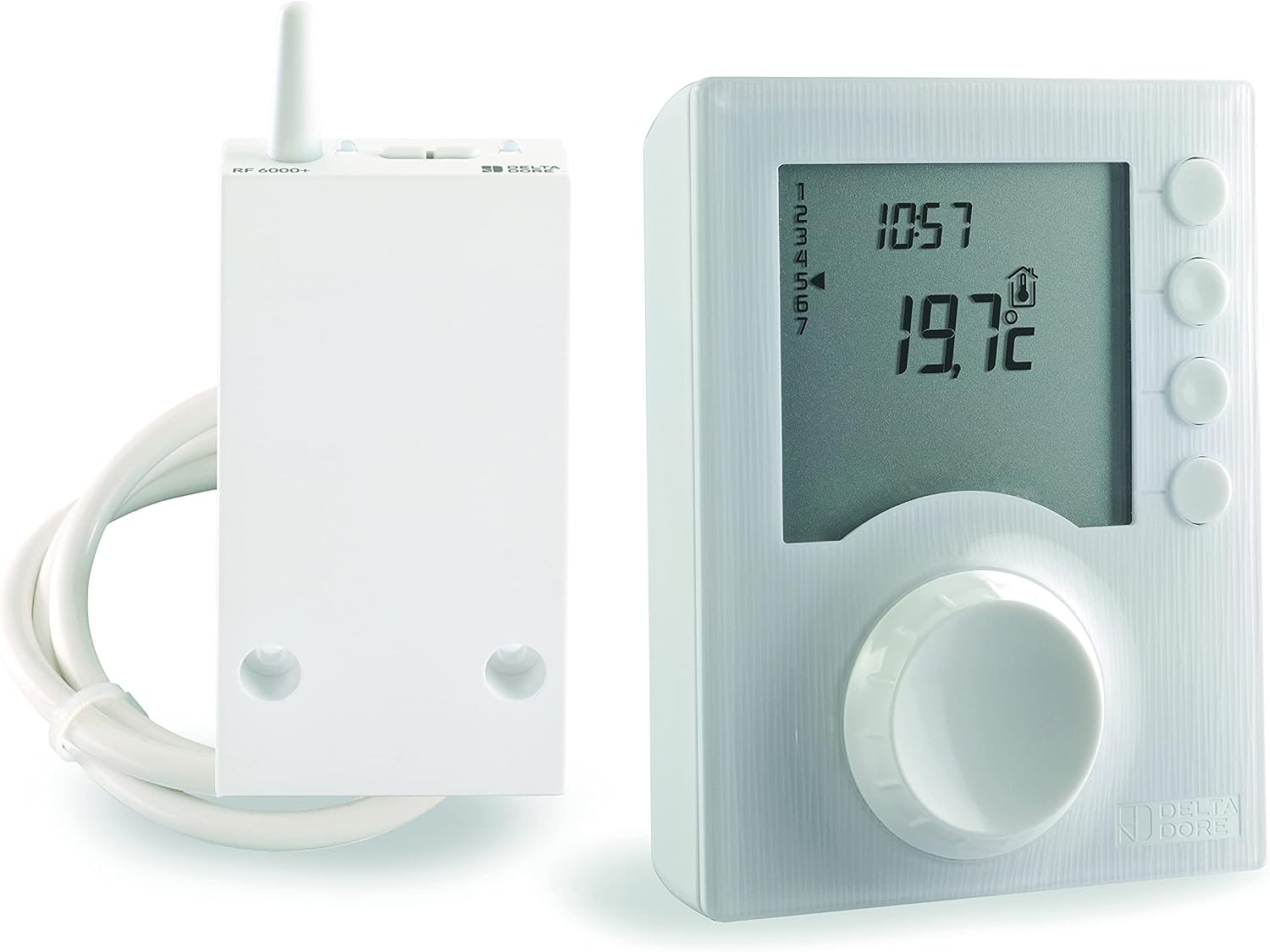 Programmierbares Heizungs-Thermostat - Weiß - Bis zu 34% Rabatt