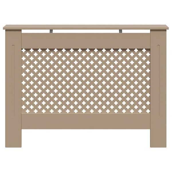 Vidaxl Heizkörperverkleidung MDF Lamellendesign 112x19x81,5 cm - bis zu 34% sparen