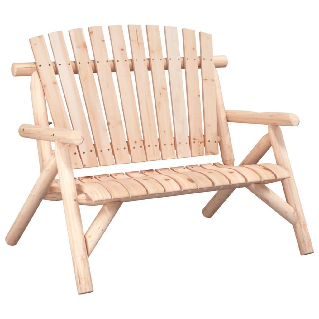 Vidaxl Gartenbank 2-Sitzer aus Fichtenholz - Adirondack-Stil - bis zu 35% Rabatt
