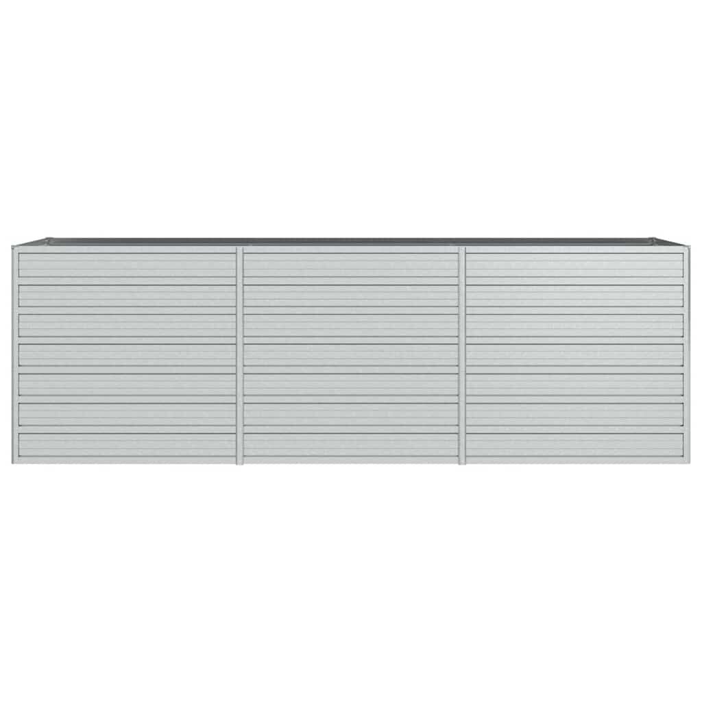 Vidaxl Großes Hochbeet aus verzinktem Stahl 240x80cm - sparen Sie bis zu 38%