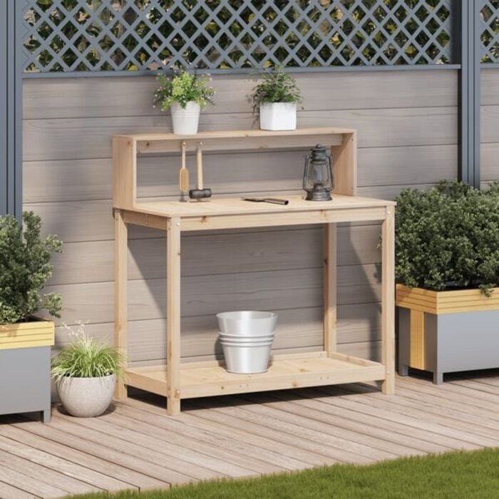 Vidaxl Pflanztisch aus Kiefernholz 108x50x109,5 cm - Jetzt bis zu 35% sparen