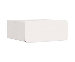 Vidaxl Massivholz-Nachtschrank Weiß, 39x34cm - Jetzt bis zu 54% sparen