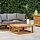 Massiver Akazienholz-Couchtisch 68x68 cm - Jetzt bis zu 34% Rabatt sichern