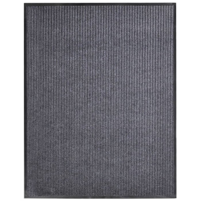 Große Fußmatte 117 x 220 cm PVC Grau - Jetzt bis zu 41% sparen