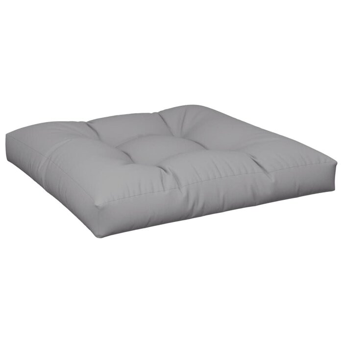 Vidaxl Palettenkissen 80x80x12 cm Grau - Outdoor Sitzpolster - bis zu 32% reduziert