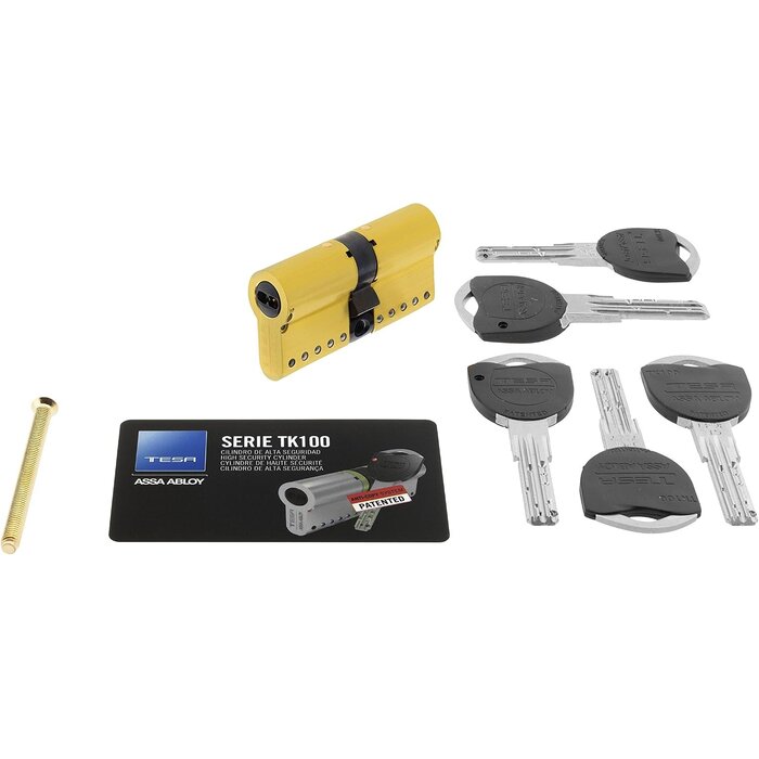 Hochsicherheits-Profilzylinder 30x50 mm Messing - bis zu 34 % sparen