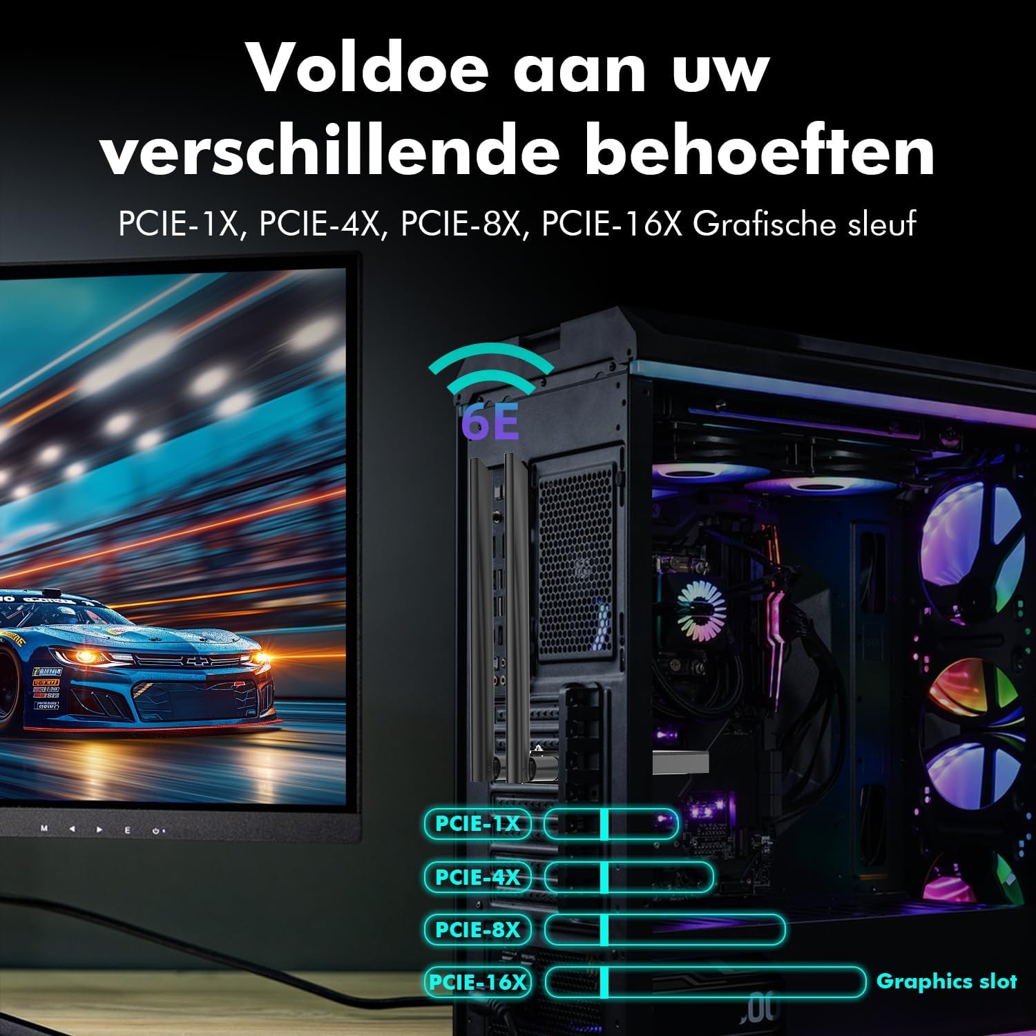 WLAN PCIe Netzwerkkarte AX5400 WiFi 6E & Bluetooth 5.3 - bis zu 27% sparen
