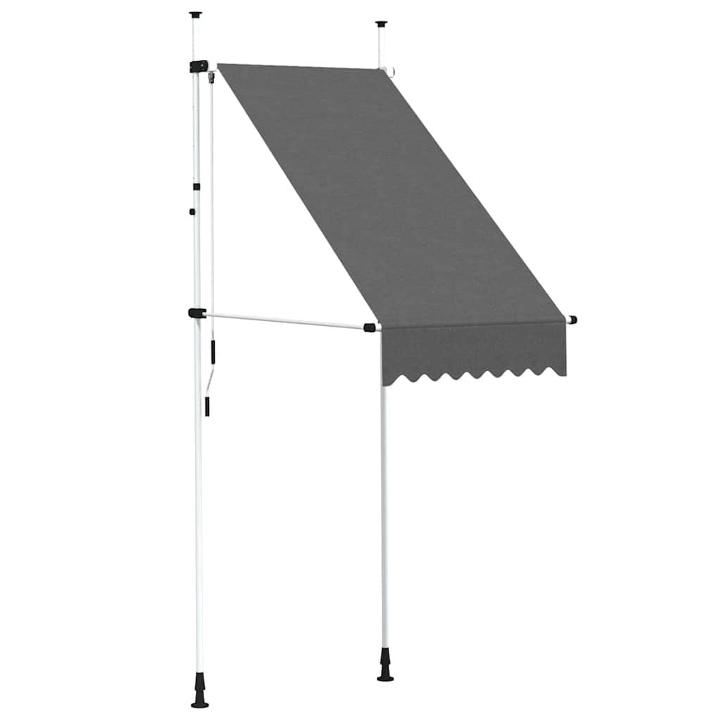 Vidaxl Manuelle Markise 100 cm - Anthrazit - bis zu 29% Rabatt