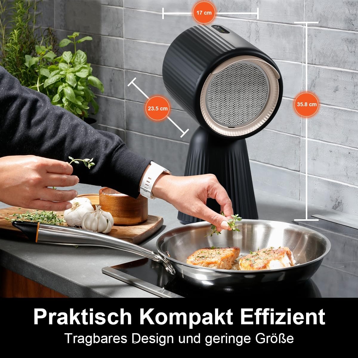 Tragbare Tisch-Dunstabzugshaube - Kompakt & Mobil - bis zu 35% Rabatt